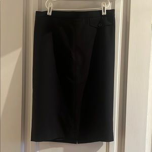 Classic black pencil skirt